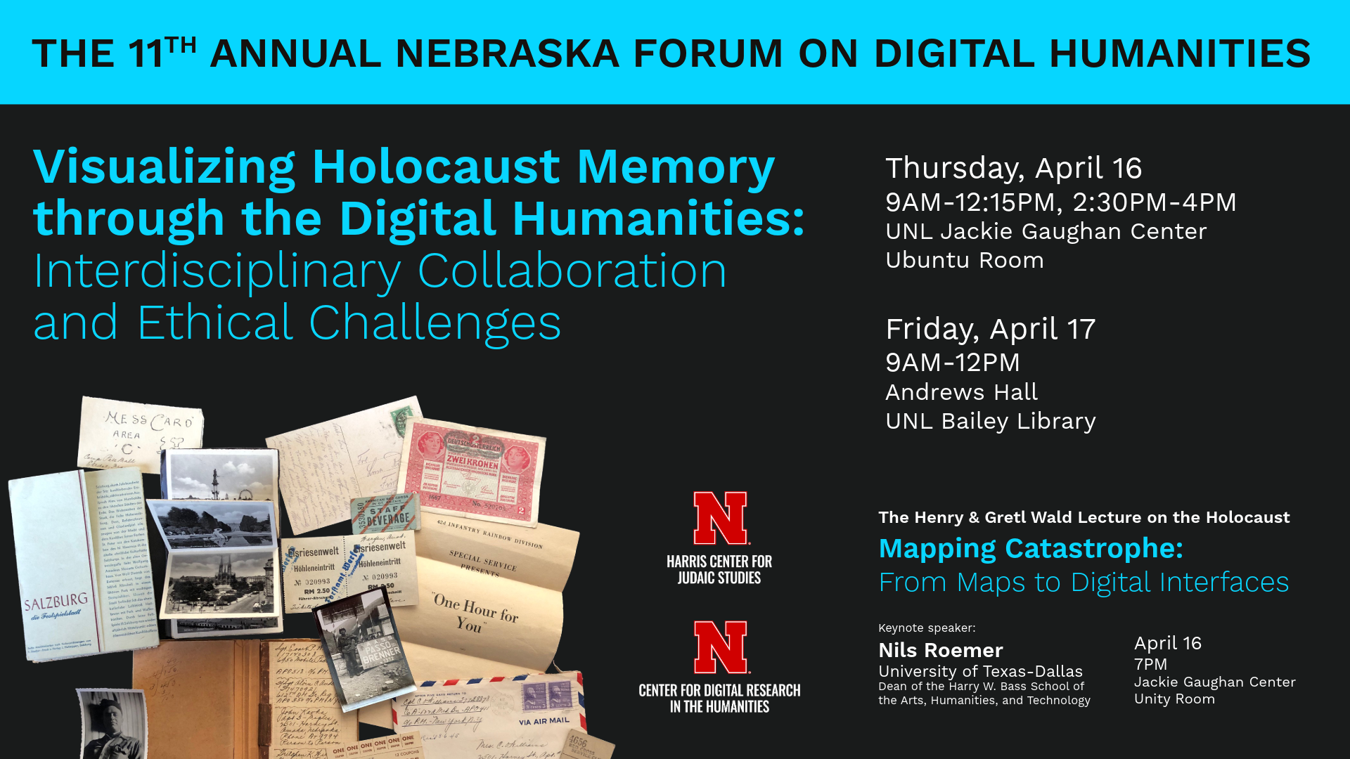 Nebraska Forum on Digital Humanities flyer